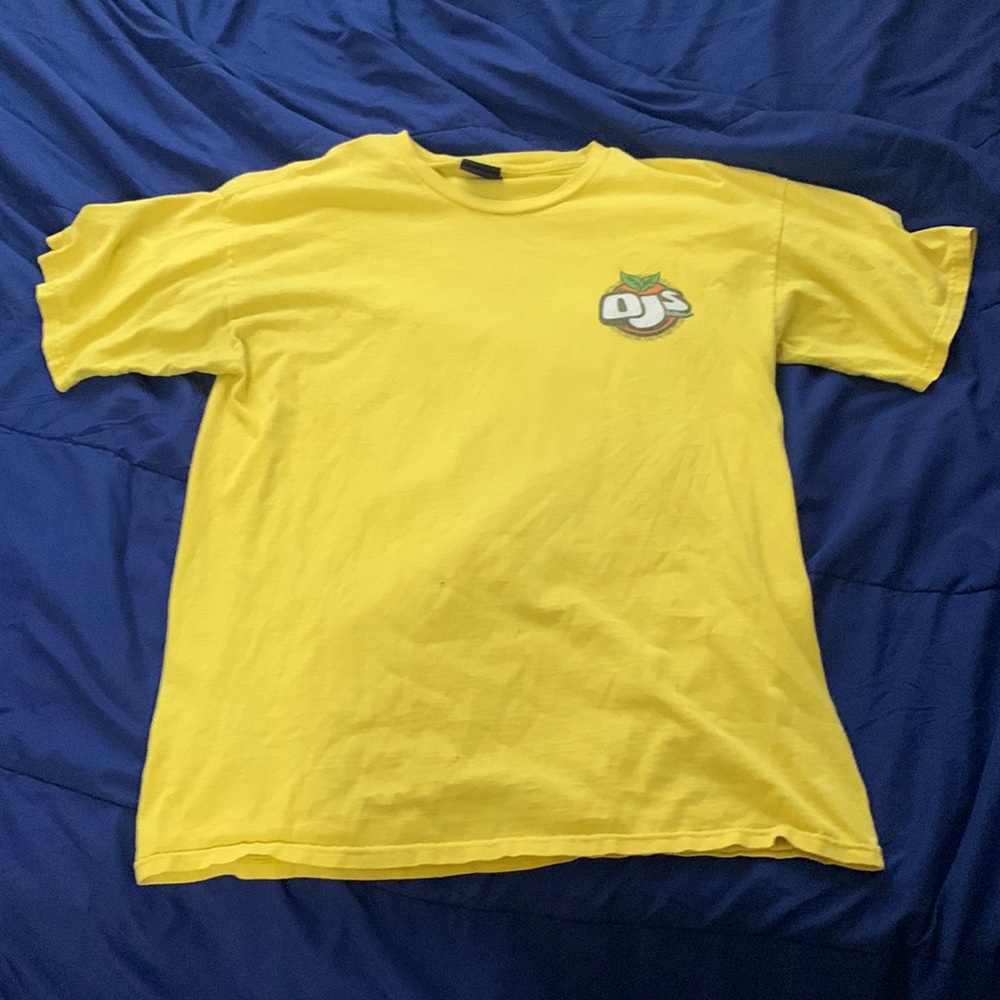 OJ Wheels T-shirt yellow (Large)